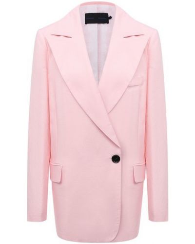 Пиджак из вискозы Proenza Schouler, розовый