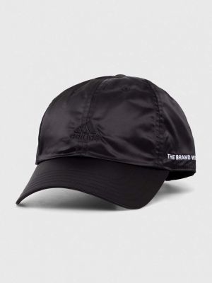 Чорна однотонна кепка Adidas