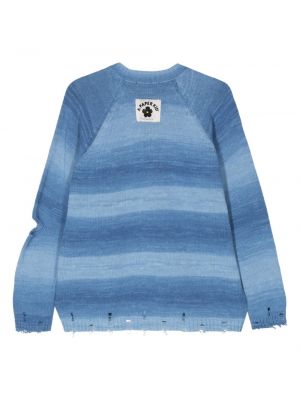 Megztinis su nubrozdinimais A Paper Kid mėlyna