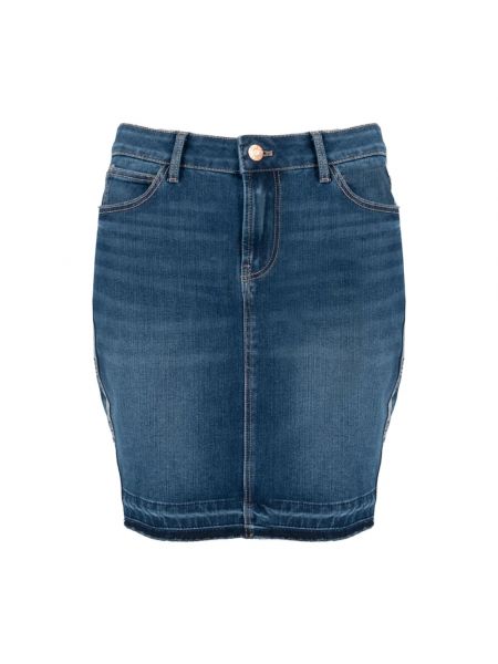 Spódnica jeansowa w miejskim stylu Guess niebieska