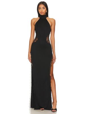 Maxikleid Retrofete schwarz