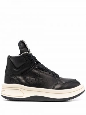 Blonder snøring sneakers Rick Owens svart