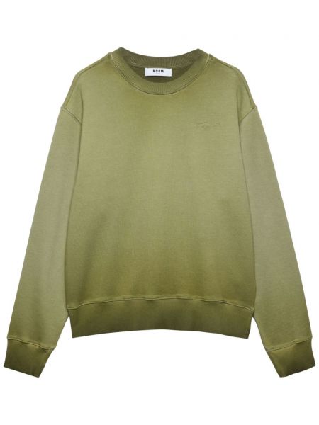 Broderet sweatshirt Msgm grøn