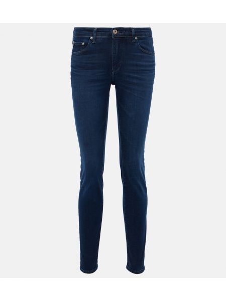 Højtaljet skinny jeans Ag Jeans blå