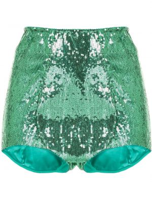 Pantaloni scurți cu paiete Dolce & Gabbana verde