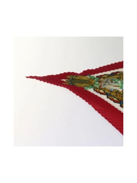 Bufanda de seda Hermès Vintage rojo