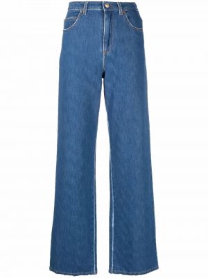 Laia lõikega teksapüksid Ermanno Firenze sinine