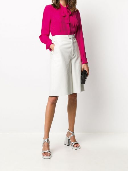 Blusa con lazo Chanel Pre-owned rosa