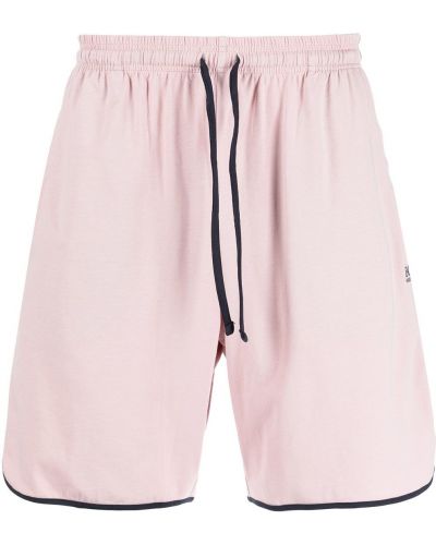 Pantalones cortos deportivos con cordones Boss rosa