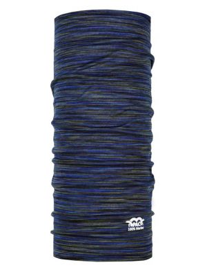Μάλλινος κασκόλ από μαλλί merino Pac μπλε