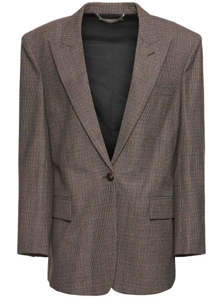 Büyük boy yün blazer Stella Mccartney