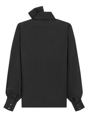 Marškiniai su lankeliu Saint Laurent juoda