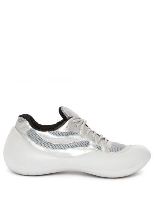 Kožené šněrovací krajkový top z polyesteru Jw Anderson - bílá