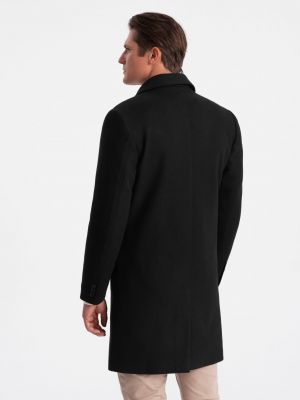 Kabát Ombre Clothing černý