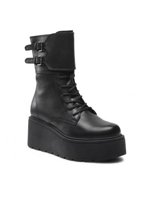 Členkové topánky Edeo čierna