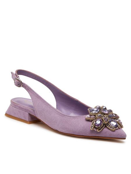 Chaussures de ville en suède Alma En Pena violet