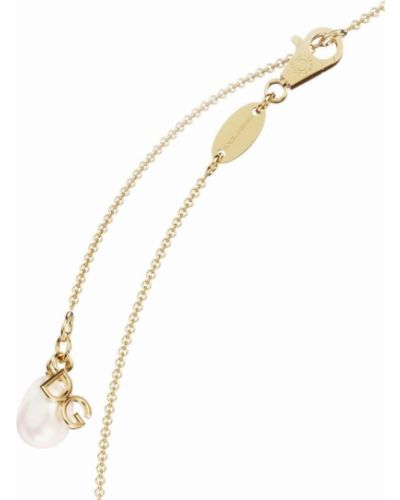 Collier avec perles Dolce & Gabbana jaune