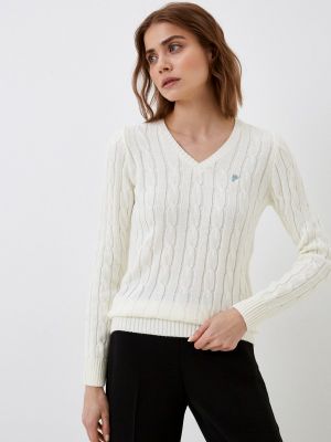 Пуловер Denim Culture белый
