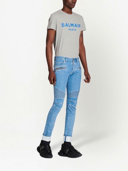 Jeans skinny effet usé Balmain