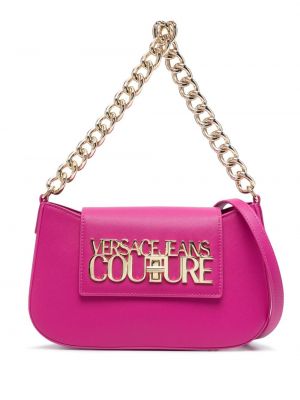 Кожени шопинг чанта Versace Jeans Couture