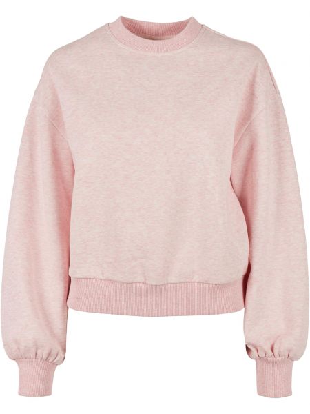 Oversize džemperis ar melanža rakstu Urban Classics rozā