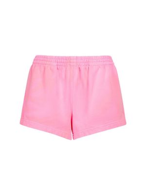 Shorts en coton en jersey Balenciaga rose