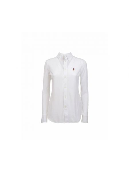 Koszula skinny fit z długim rękawem Polo Ralph Lauren biała