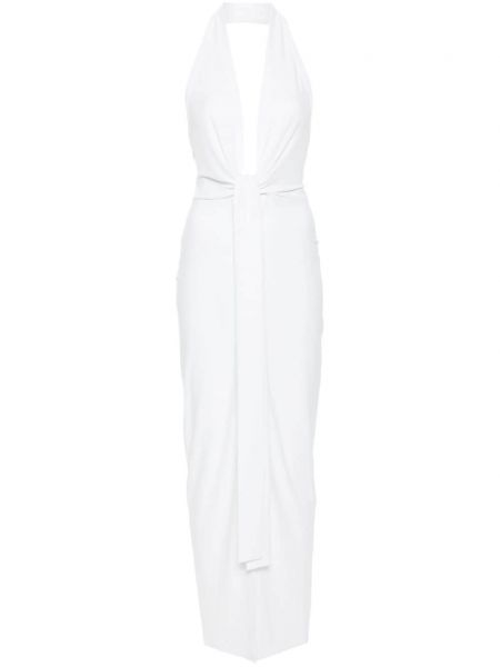 Αμάνικη φόρεμα με τιράντες Norma Kamali λευκό