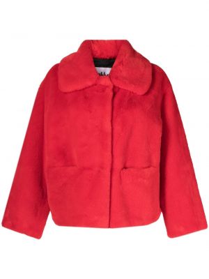 Manteau de fourrure Jakke rouge