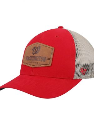 Кожаная шляпа '47 Brand красная