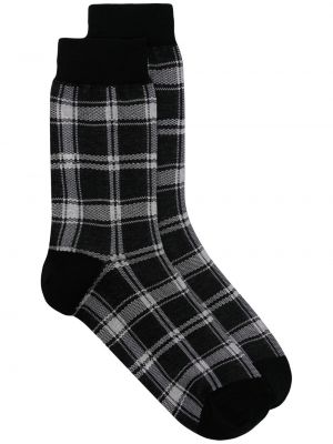 Карирани чорапи с принт Undercover
