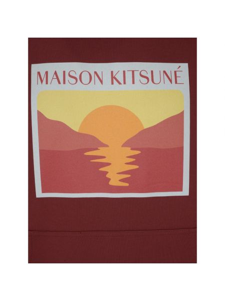 Sudadera con capucha Maison Kitsuné marrón