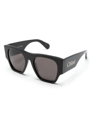 Lunettes de soleil oversize Chloé Eyewear noir