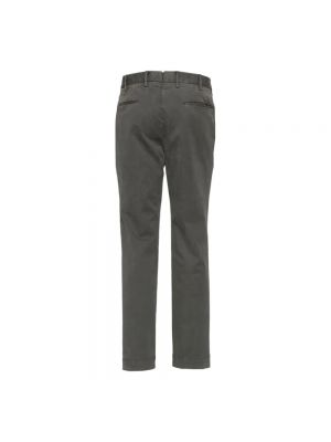 Pantalones de algodón Incotex gris