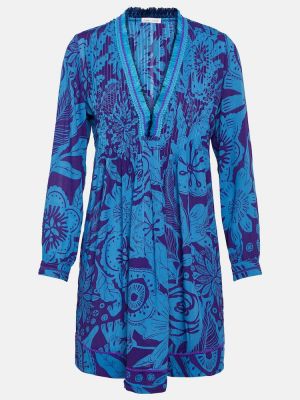 Φλοράλ φόρεμα Poupette St Barth μπλε