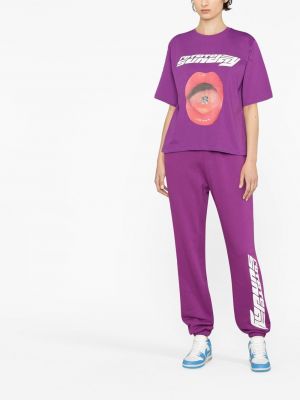T-krekls ar apdruku Rotate violets