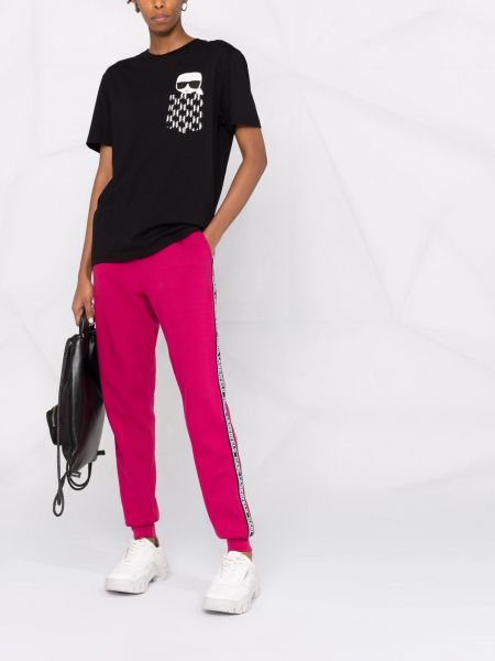 Jersey sporthose Karl Lagerfeld pink