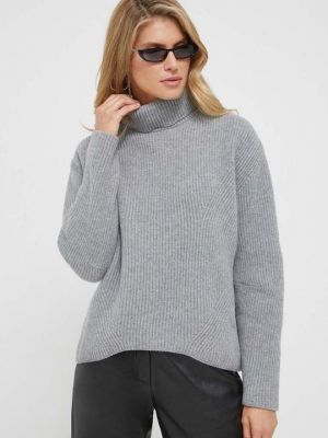 Шерстяной свитер Pinko серый