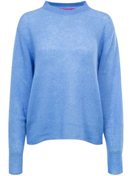 Sweatshirt med rund hals The Elder Statesman blå