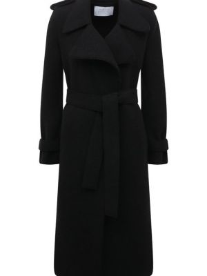 Черное пальто Harris Wharf London