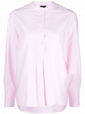 Памучна блуза Aspesi розово