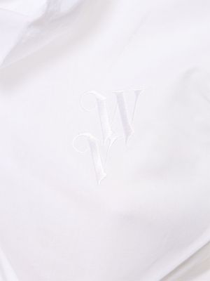 Βαμβακερό πουκάμισο με βολάν Vivienne Westwood λευκό