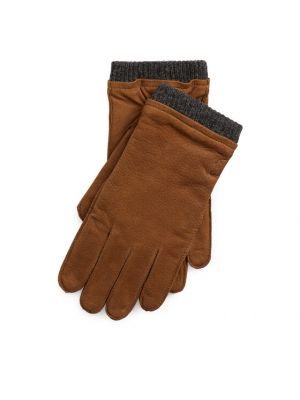Beżowe rękawiczki Polo Ralph Lauren
