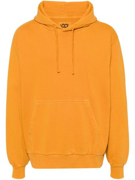 Işlemeli hoodie Chocoolate turuncu