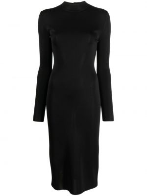 Плетена миди рокля Tom Ford черно