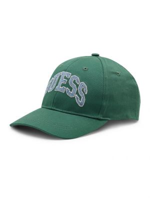 Kepurė su snapeliu Guess žalia
