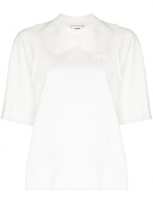 T-shirt con stampa Y-3 bianco