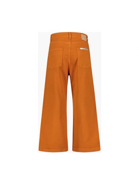 Spodnie relaxed fit Re-hash pomarańczowe