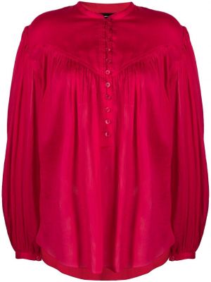 Camisa con botones manga larga Isabel Marant rosa