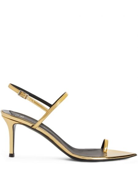 Kožené sandály Giuseppe Zanotti zlaté